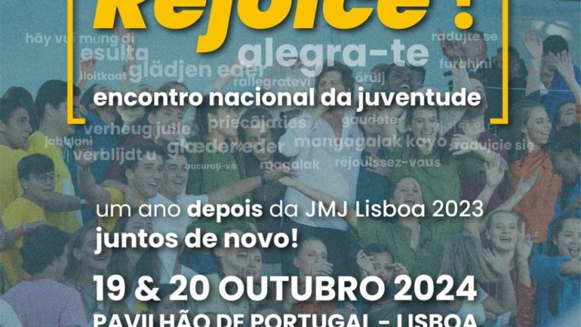 Rejoice para celebrar a JMJ de há um ano