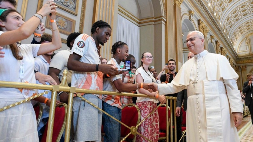 Papa encontrou-se com jovens influenciadores