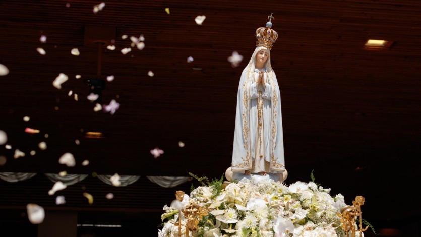 Jubileu Mariano no Vaticano com imagem de Fátima