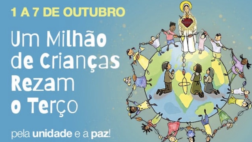 Um milhão de crianças unem-se em oração pela paz