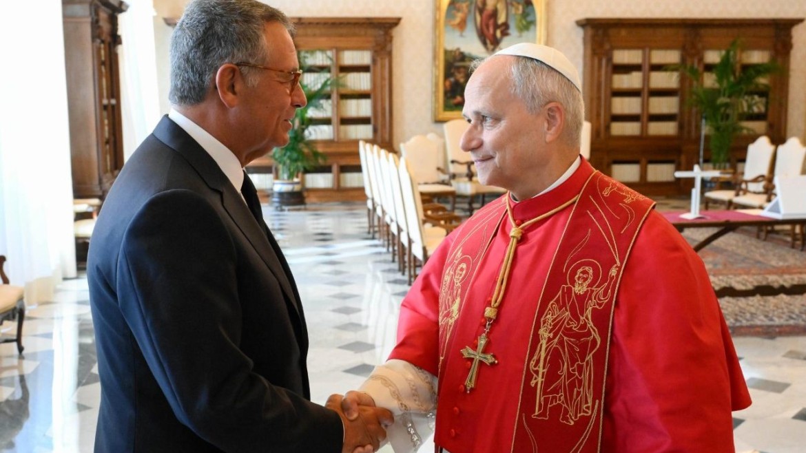 Leão XIV recebeu Presidente da República